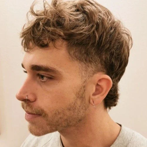 Short Wolf Cut for Men